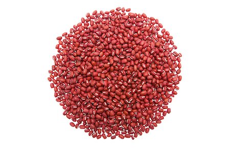Azuki red beans against white background Stock Photo - Premium Royalty-Free, Code: 622-06439619