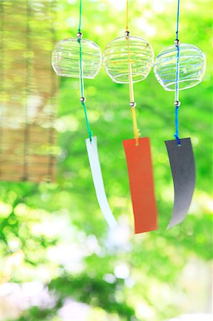 sun umbrella - Wind chimes Stock Photo - Premium Royalty-Free, Code: 622-06549293