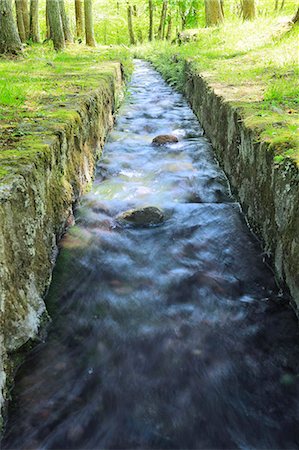 spring (body of water) - Water stream, Yamanashi Prefecture Stock Photo - Premium Royalty-Free, Code: 622-07117981