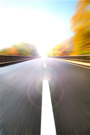 speed of light - Street in the countryside Stock Photo - Premium Royalty-Free, Code: 622-07911573
