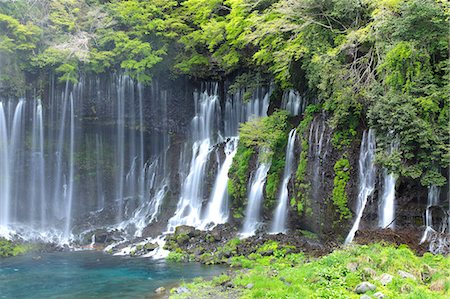 shiraito falls - Shizuoka Prefecture, Japan Stock Photo - Premium Royalty-Free, Code: 622-07911622