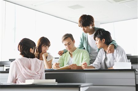 set (pair or group of things) - University students in the classroom Stock Photo - Premium Royalty-Free, Code: 622-08123606