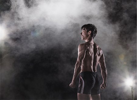 Japanese male athlete Stock Photo - Premium Royalty-Free, Code: 622-08355525