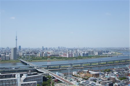 simsearch:622-06549437,k - Tilt-shift bird's eye view of Tokyo, Tokyo, Japan Foto de stock - Sin royalties Premium, Código: 622-08723426