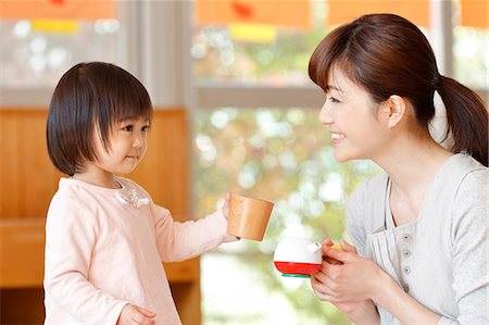 simsearch:622-08519691,k - Teacher with kid at Japanese kindergarten Stock Photo - Premium Royalty-Free, Code: 622-09056266