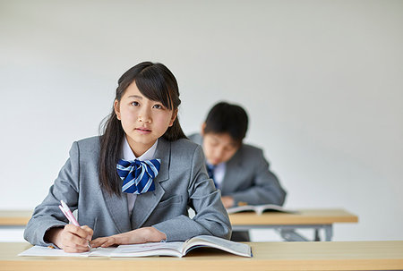 simsearch:622-08542931,k - Japanese junior high students Stock Photo - Premium Royalty-Free, Code: 622-09186551