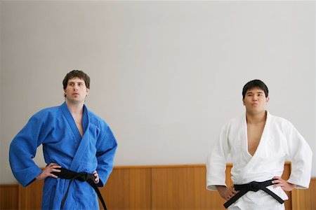 drilling (activity) - Two Men Competing in a Judo Match Foto de stock - Sin royalties Premium, Código: 622-00947263