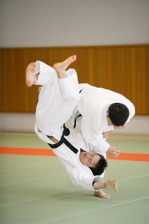 drilling (activity) - Two Men Competing in a Judo Match Foto de stock - Sin royalties Premium, Código: 622-00947301