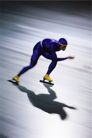 fast action - Speed Skating Stock Photo - Premium Royalty-Free, Code: 622-02638228