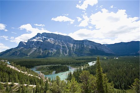 simsearch:622-02759675,k - Mountain Range against Cloudy Sky in Alberta, Canada Stock Photo - Premium Royalty-Free, Code: 622-02759663