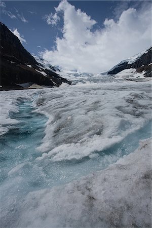 Athabasca Glacier in Canadian Rockies Stock Photo - Premium Royalty-Free, Code: 622-02759708
