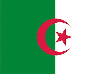 Algeria National Flag Stock Photo - Premium Royalty-Free, Code: 622-03446227