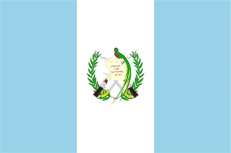 Guatemala National Flag Foto de stock - Sin royalties Premium, Código: 622-03446286