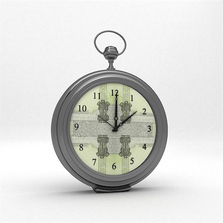 pocket watch - Close-up of a money clock Stock Photo - Premium Royalty-Free, Code: 630-06724419