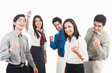 Business executives celebrating their success Stock Photo - Premium Royalty-Free, Code: 630-06722343