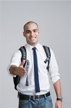 Businessman offering a handshake Stock Photo - Premium Royalty-Free, Code: 630-06723236