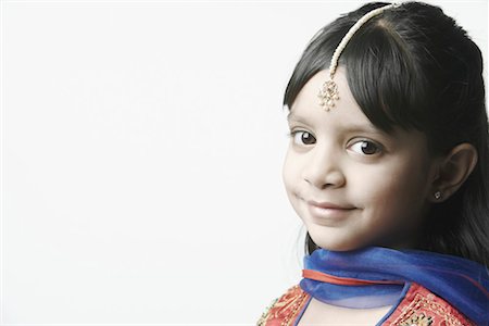 simsearch:700-02047006,k - Portrait of a girl smiling Stock Photo - Premium Royalty-Free, Code: 630-01127335