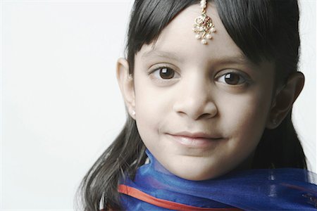 simsearch:700-02047006,k - Portrait of a girl smiling Stock Photo - Premium Royalty-Free, Code: 630-01127422