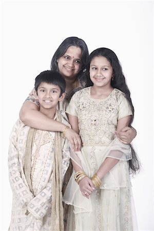 simsearch:630-01296751,k - Mature woman standing with her son and daughter Stock Photo - Premium Royalty-Free, Code: 630-01131582