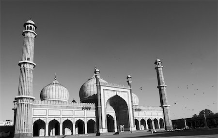 pillars arch corridor - Facade of a mosque, Jama Masjid, New Delhi, India Stock Photo - Premium Royalty-Free, Code: 630-01191873