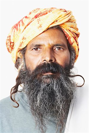 Portrait of a sadhu Stock Photo - Premium Royalty-Free, Code: 630-01490611