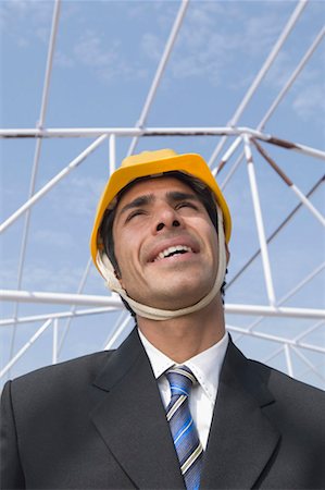 Close-up of an architect at a construction site Stock Photo - Premium Royalty-Free, Code: 630-01492517