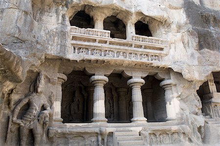Old ruins of a temple, Kailash Temple, Ellora, Aurangabad, Maharashtra, India Stock Photo - Premium Royalty-Free, Code: 630-01708981