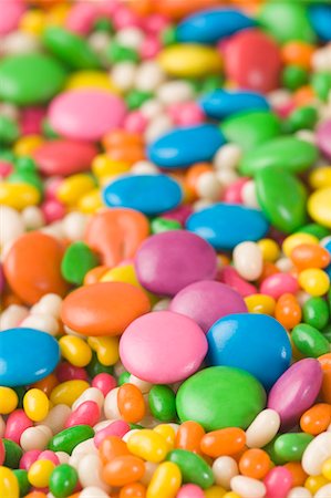 simsearch:630-01709492,k - Close-up of candies and jellybeans Stock Photo - Premium Royalty-Free, Code: 630-01709473