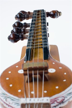 simsearch:630-01876048,k - Close-up of a sitar Stock Photo - Premium Royalty-Free, Code: 630-01876103