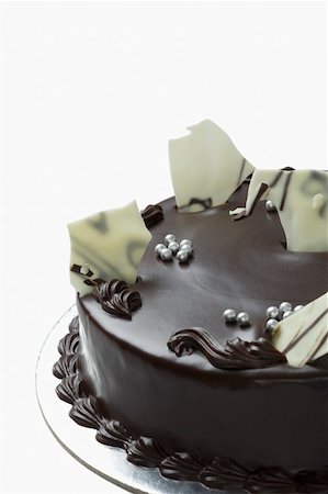 simsearch:630-02219911,k - Close-up of a chocolate cake Stock Photo - Premium Royalty-Free, Code: 630-02220088