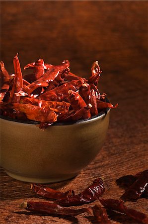 paprika - Red chili peppers in a bowl Stock Photo - Premium Royalty-Free, Code: 630-03480065