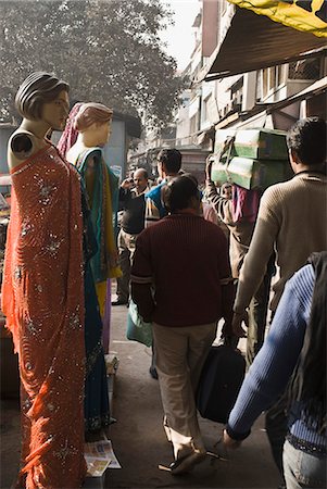 road market - People in a market, Delhi, India Stock Photo - Premium Royalty-Free, Code: 630-03480487