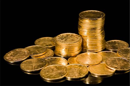 stack of money - Close-up of Indian coins Stock Photo - Premium Royalty-Free, Code: 630-03482055