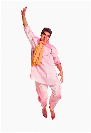 Man celebrating Holi Stock Photo - Premium Royalty-Free, Code: 630-03483147