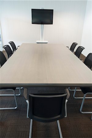 simsearch:632-05604064,k - Empty conference room Stock Photo - Premium Royalty-Free, Code: 632-05401057