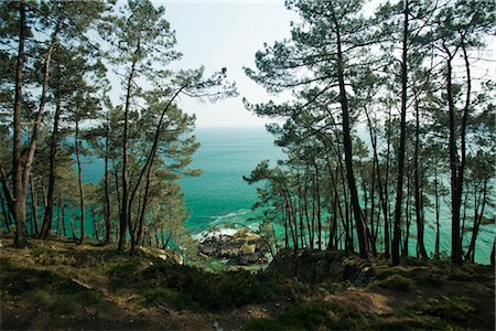 simsearch:632-05759883,k - Coastal view, Crozon Peninsula, Finistère, Brittany, France Stock Photo - Premium Royalty-Free, Code: 632-05759841