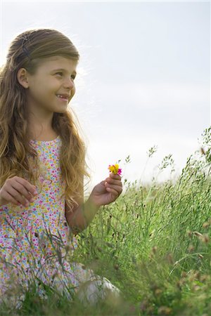 simsearch:633-05401710,k - Girl picking wildflowers Stock Photo - Premium Royalty-Free, Code: 632-05760088