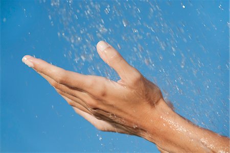 simsearch:632-05816631,k - Hands under splashing water Stock Photo - Premium Royalty-Free, Code: 632-05760608