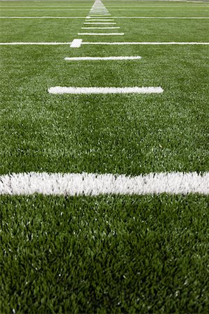 soccer field - Yard lines on football field Foto de stock - Sin royalties Premium, Código: 632-05991477