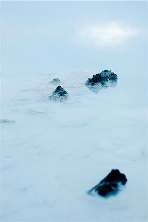 Volcanic rocks in Blue Lagoon, Reykjanes Peninsula, Iceland Stock Photo - Premium Royalty-Free, Code: 632-06029351