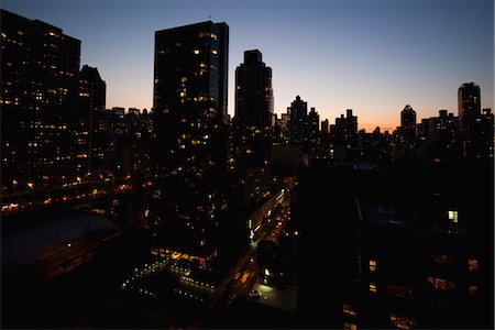 USA, New York, New York City at night Stock Photo - Premium Royalty-Free, Code: 632-06029956