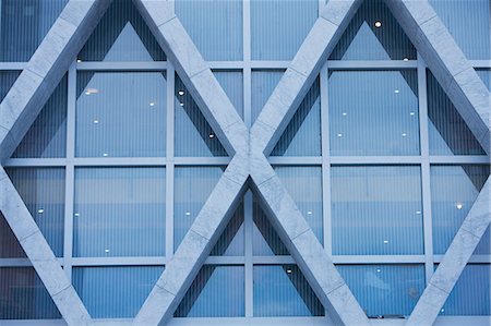 facade of modern building - Modern building facade, cropped Stock Photo - Premium Royalty-Free, Code: 632-06118790