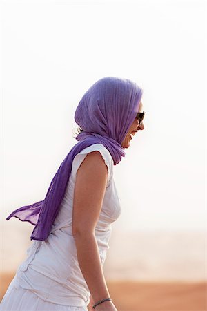 simsearch:632-07539963,k - Woman wearing headscarf and sunglasses Stock Photo - Premium Royalty-Free, Code: 632-07539892