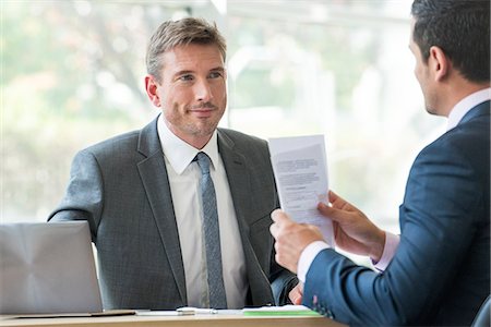 suit talking - Businessmen in meeting Stock Photo - Premium Royalty-Free, Code: 632-08001605