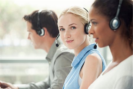 simsearch:6109-06002816,k - Working in call center Stock Photo - Premium Royalty-Free, Code: 632-08001863