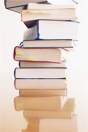 school book - Stack of books Stock Photo - Premium Royalty-Free, Code: 632-08227505