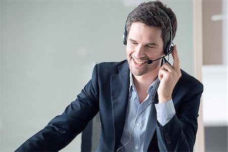 switchboard operator - Businessman on phone call Stock Photo - Premium Royalty-Free, Code: 632-08227632