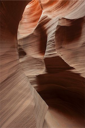 swirling rock formation - Beautifully swirled sandstone walls in Rattlesnake Canyon, Arizona, USA Stock Photo - Premium Royalty-Free, Code: 632-08331447