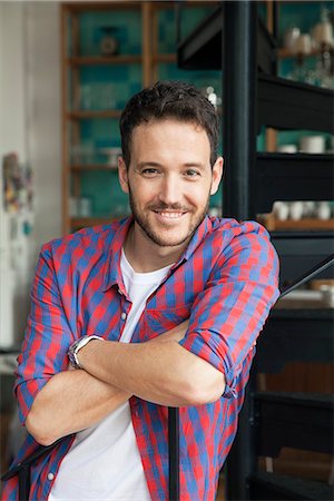 Man with arms folded, portrait Stock Photo - Premium Royalty-Free, Code: 632-08331494