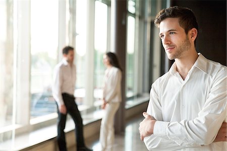 simsearch:632-08130128,k - Young man contemplating career opportunities Stock Photo - Premium Royalty-Free, Code: 632-08886894